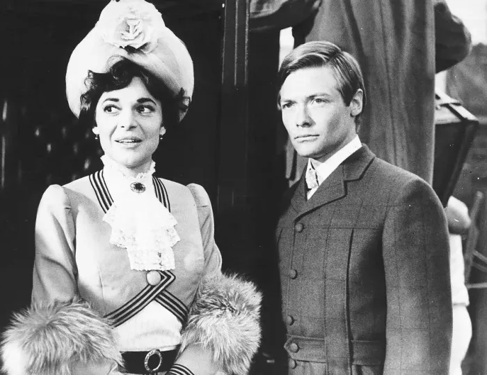 Framed Print : Simon Ward Actor with Actress Anne Bancroft in a scene from Film Young Winston Framed Print : Simon Ward Actor with Actress Anne Bancroft in a scene from Film Young Winston