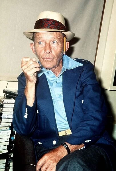 Singer and actor Bing Crosby July 1975