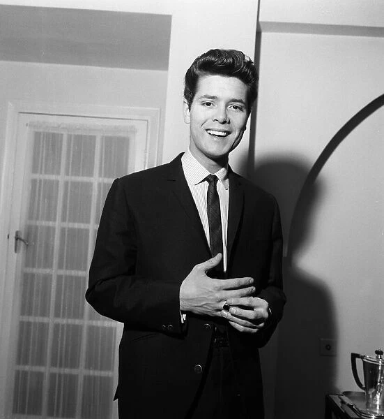 Singer and actor Cliff Richard. January 1963