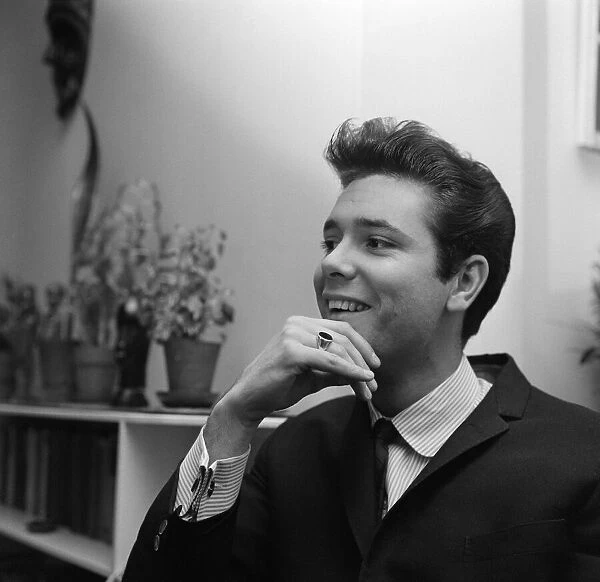 Singer and actor Cliff Richard. January 1963