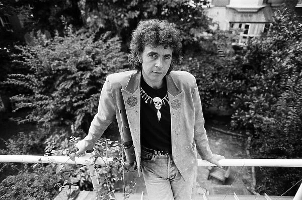 Singer and Actor David Essex. 30th August 1983
