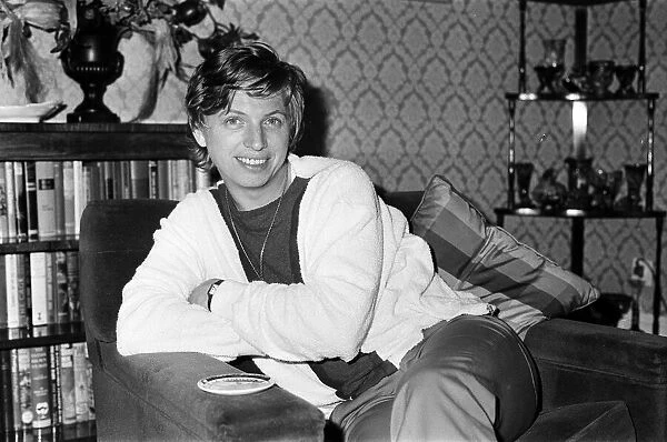 Singer and Actor Tommy Steele at home. 10th May 1969