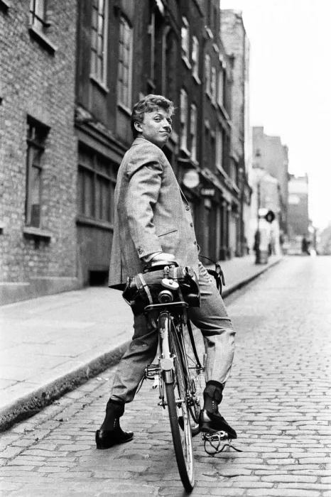 Framed Print : Singer and actor Tommy Steele riding his bicycle. 5th April 1963 Framed Print : Singer and actor Tommy Steele riding his bicycle. 5th April 1963