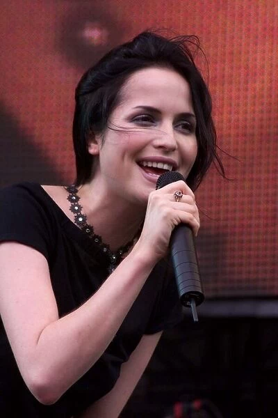 Singer Andrea Corr at the Party in the Park July 1999 at Hyde Park for the Princes Trust