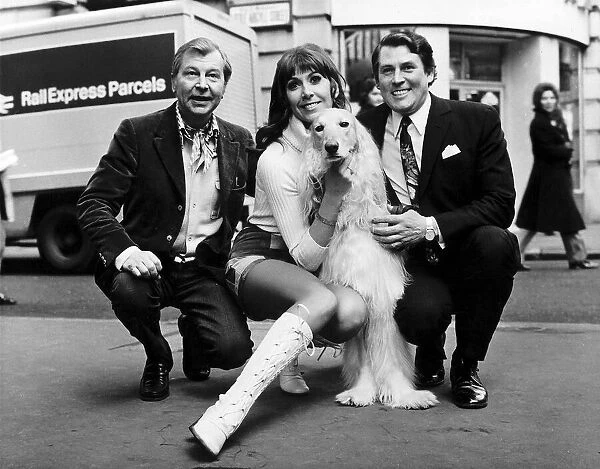 Singer Anita Harris, actor Clive Dunn and Pianist Russ Conway - March 1971 Star in