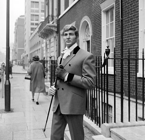 Singer Beau Brummel in London. January 1965