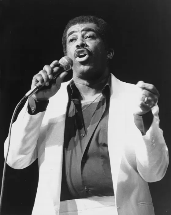 Framed Print : Singer Ben E King live on stage at London Palladium march 1987 Framed Print : Singer Ben E King live on stage at London Palladium march 1987
