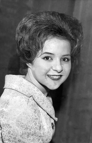 Singer Brenda Lee poses for a picture between performances at the City Hall