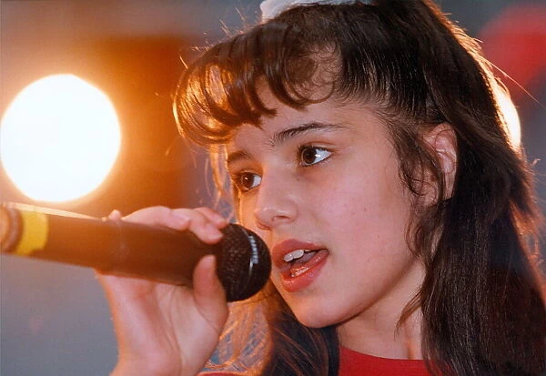 Singer Cheryl Tweedy, aged 13