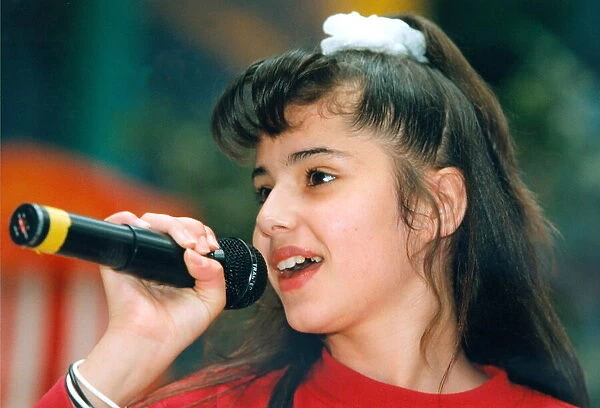 Singer Cheryl Tweedy, aged 13