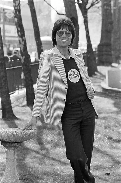 Singer Cliff Richard. 29th April 1976