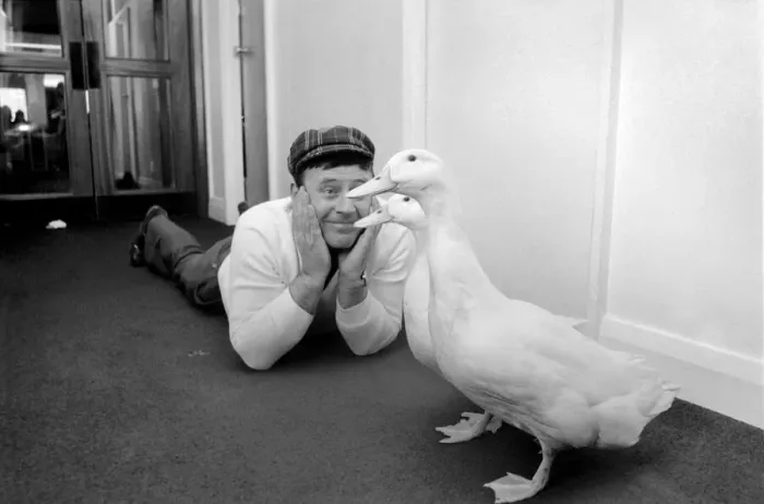 Framed Print : Singer and comedian Mike Reid who is presently riding high in the hit parade with his