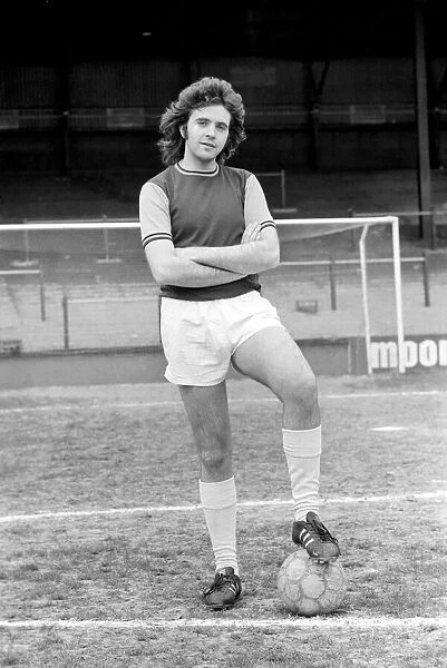 Singer David Essex pictured at Upton Park as he joins West Ham United for a day of