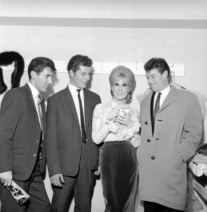 Framed Print : Singer Dusty Springfield seen here signing autographs. Circa 1962 Framed Print : Singer Dusty Springfield seen here signing autographs. Circa 1962