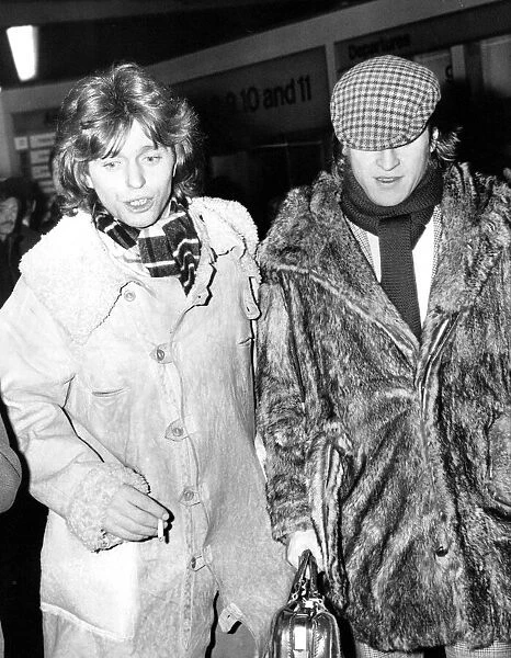 Singer Georgie Fame (left) with Alan Price 24 February 1972