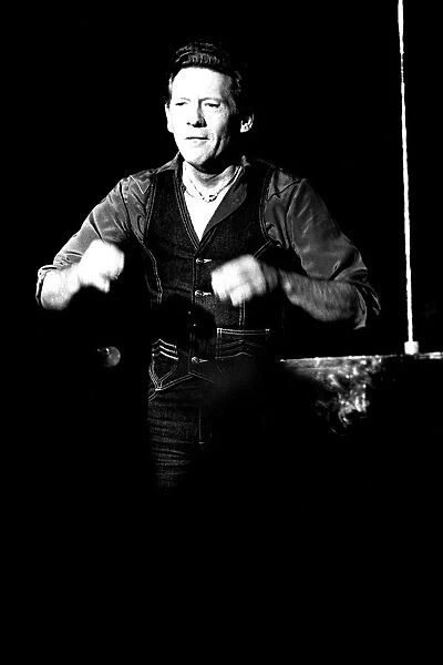 Singer Jerry Lee Lewis in concert at the Mayfair in Newcastle 14 February 1980