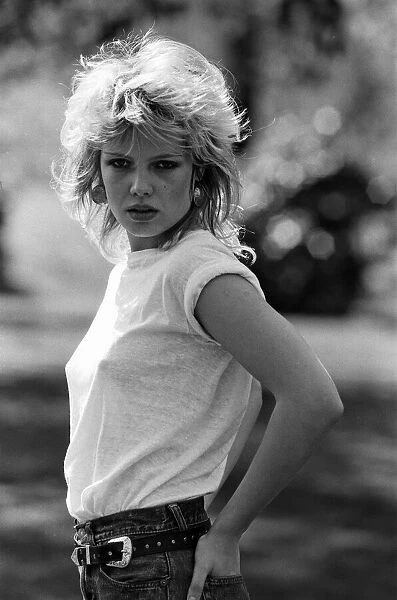 Singer Kim Wilde, who has a record in the charts. 14th April 1981