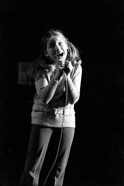 Singer Lena Zavaroni. March 1975 75-01430-003