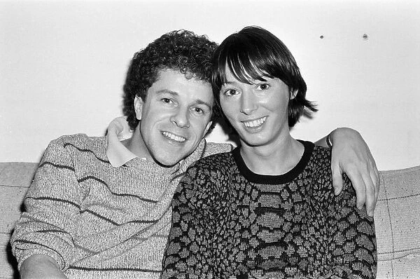Singer Leo Sayer and his wife Jan. January 1984
