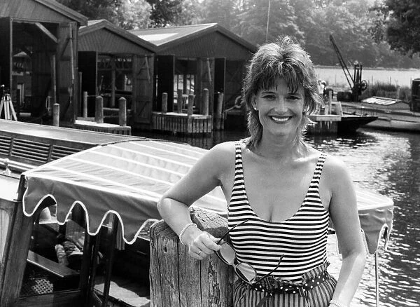 Singer Linda Thompson. 20th July 1983