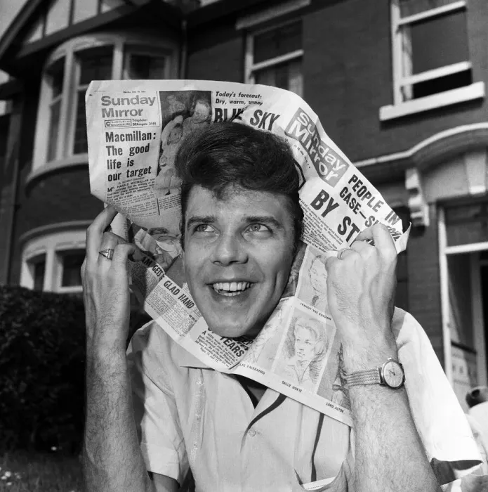 Framed Print : Singer Marty Wilde. 16th August 1965 Framed Print : Singer Marty Wilde. 16th August 1965