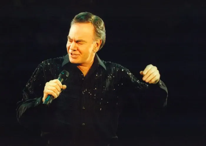 Framed Print : Singer Neil Diamond performs in concert at the Telewest Arena in Newcastle 24 February Framed Print : Singer Neil Diamond performs in concert at the Telewest Arena in Newcastle 24 February