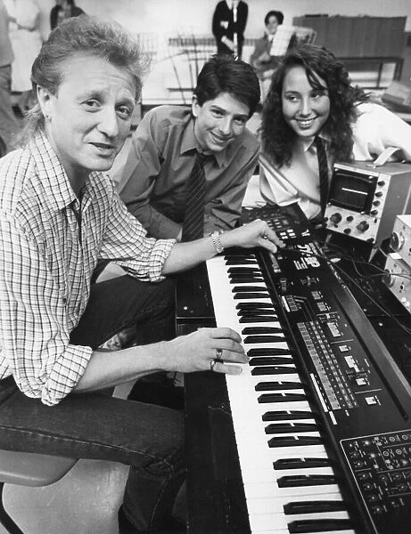 Singer songwriter John Miles, with Steven Henderson and Julie Miah