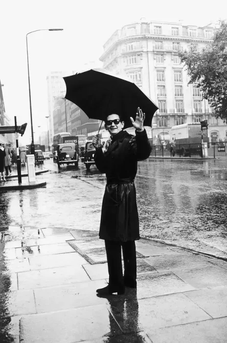 Framed Print : Singer and songwriter Roy Orbison in London. October 1964 Framed Print : Singer and songwriter Roy Orbison in London. October 1964