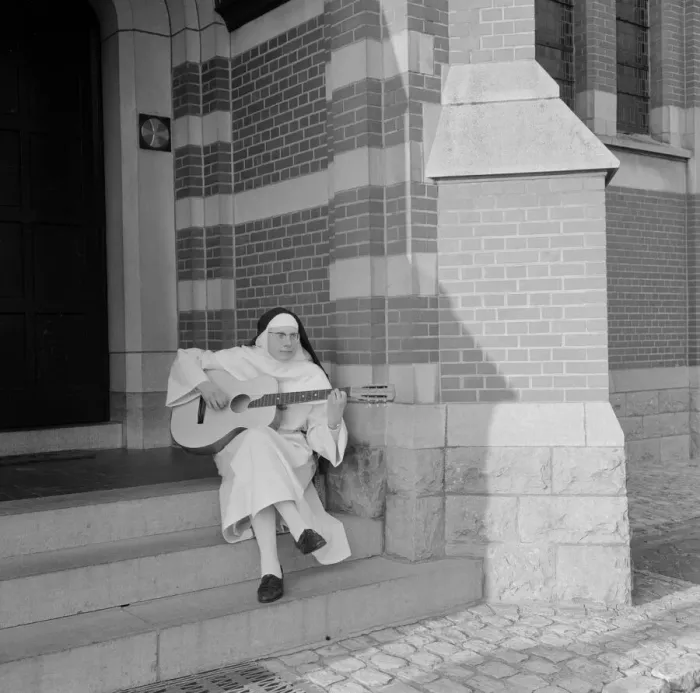 Framed Print : The Singing Nun, born Jeanne-Paule Marie Deckers, she is a nun at the Dominican Framed Print : The Singing Nun, born Jeanne-Paule Marie Deckers, she is a nun at the Dominican