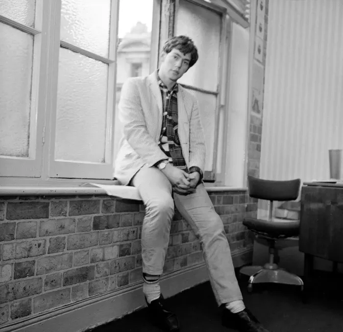 Framed Print : Singr Ian Whitcombe pictured at home. 11th March 1965
