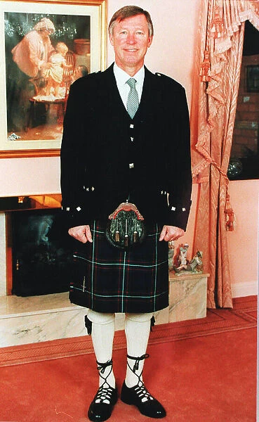 Sir Alex Ferguson in a kilt 29  /  03  /  1995