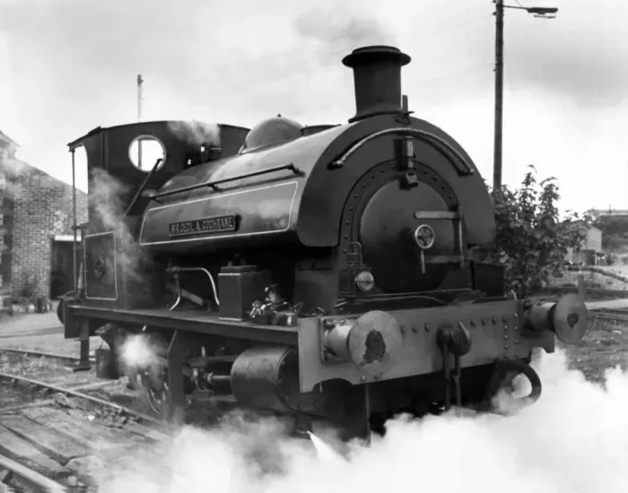 Framed Print : The Sir Cecil A. Cochrane, one of the engines at Tanfield Railway on 31st August 1981 Framed Print : The Sir Cecil A. Cochrane, one of the engines at Tanfield Railway on 31st August 1981