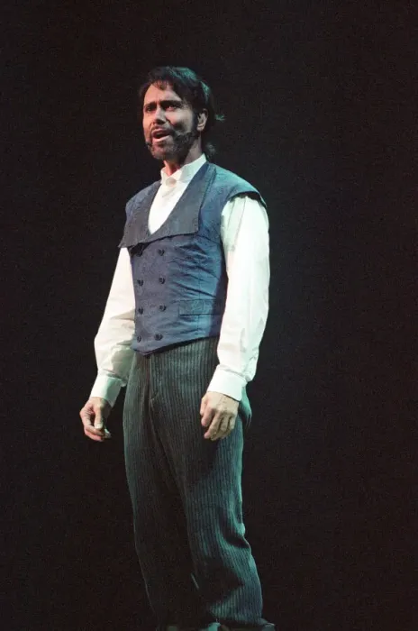 Framed Print : Sir Cliff Richard on stage in the premiere of the Heathcliff'musical Framed Print : Sir Cliff Richard on stage in the premiere of the Heathcliff'musical