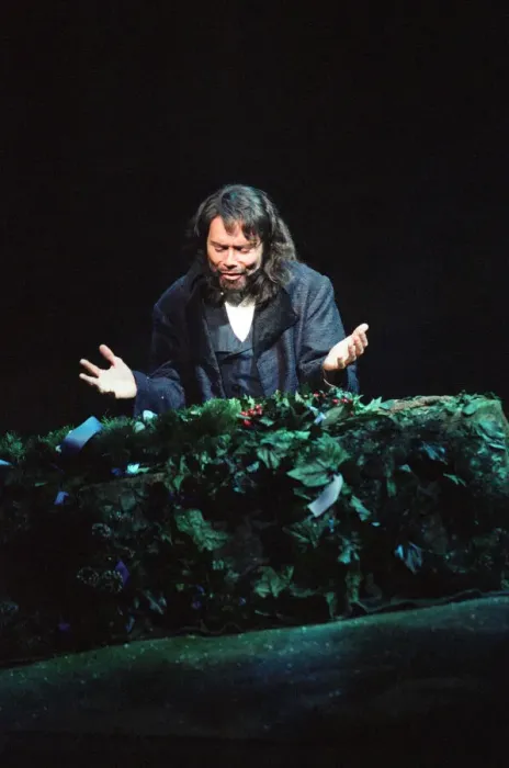 Framed Print : Sir Cliff Richard on stage in the premiere of the Heathcliff'musical Framed Print : Sir Cliff Richard on stage in the premiere of the Heathcliff'musical