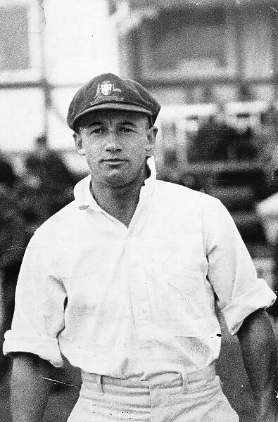 Sir Donald Bradman Cricket Player circa 1934