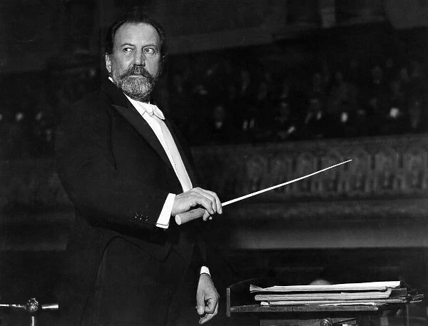 Sir Henry Wood, forever associated with the Promenade Concerts which he conducted for