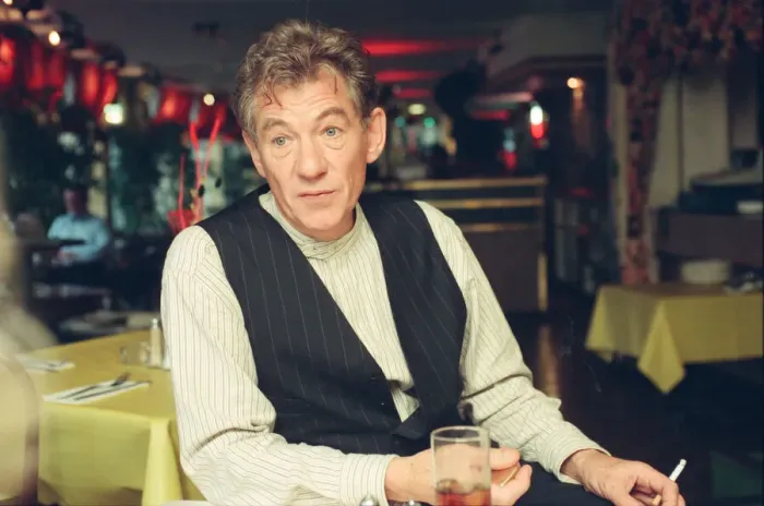 Framed Print : Sir Ian McKellen, actor, at the Birmingham Repertory Theatre, Birmingham, The Midlands