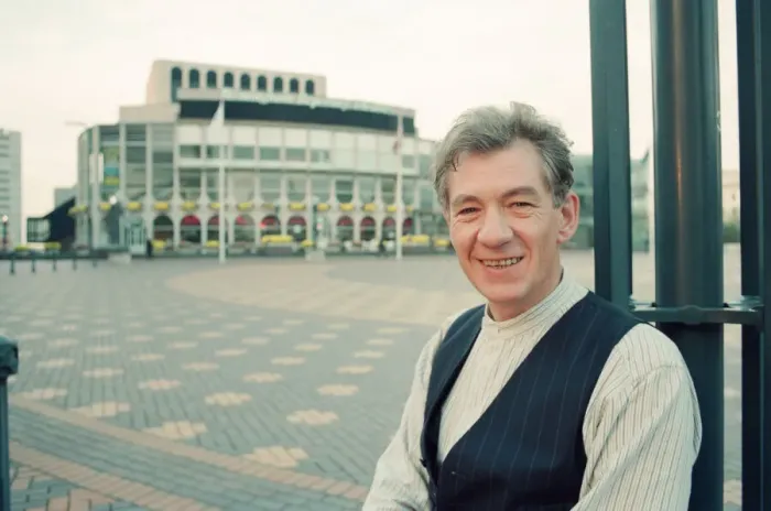 Framed Print : Sir Ian McKellen, actor, at the Birmingham Repertory Theatre, Birmingham, The Midlands