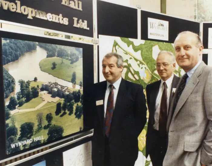 Framed Print : Sir John Hall, property developer (knighted 1991) and life president