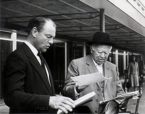 Sir Max Aitken with his father Lord Beaverbrook - September 1962
