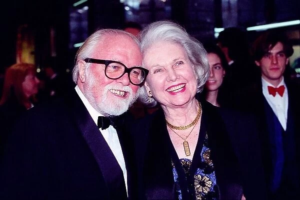 Sir Richard Attenborough and wife Sheila arrive for the film premiere of In Love