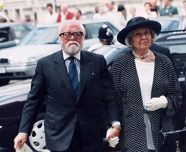 Sir Richard Attenborough and wife Sheila - July 1995
