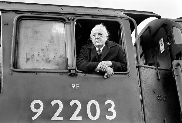 Sir Richards Summers, who drove the last steam train from Bilston Docks at Birkenhead to