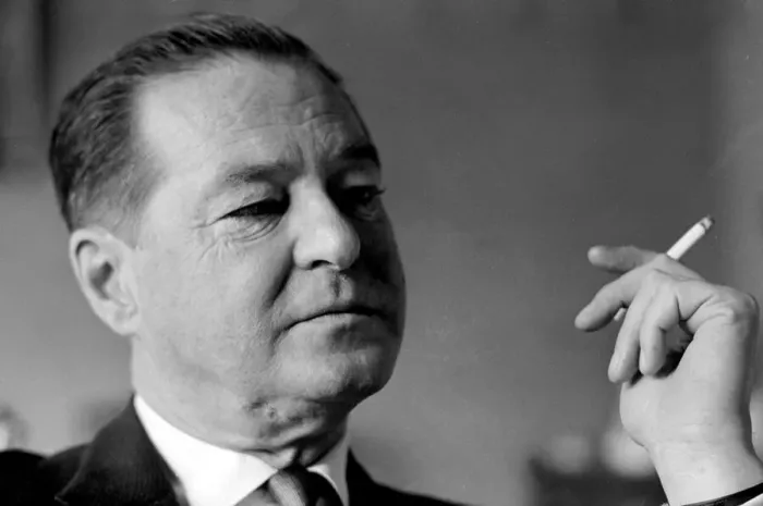 Framed Print : Sir Terence Rattigan, May 1964, Screen Writer. Pictured at home at his London Eaton
