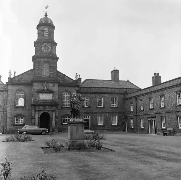Framed Print : Sir William Turners Almshouses, Kirkleatham, North Yorkshire. 1974