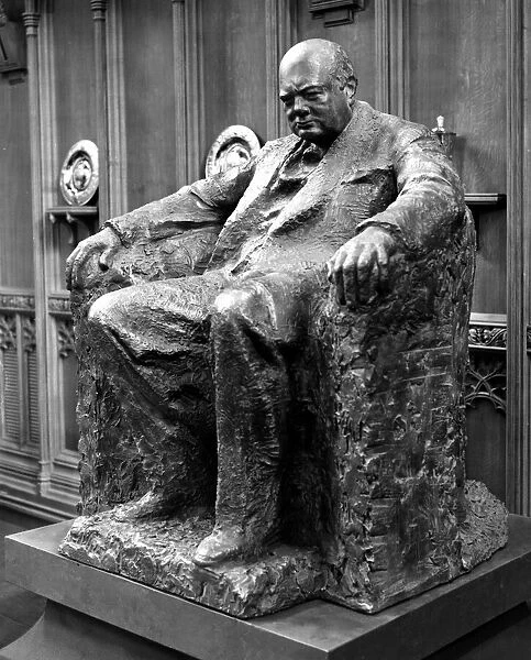 Sir Winston Churchill - 1955 British Prime Minister - The Bronze statue commissioned by