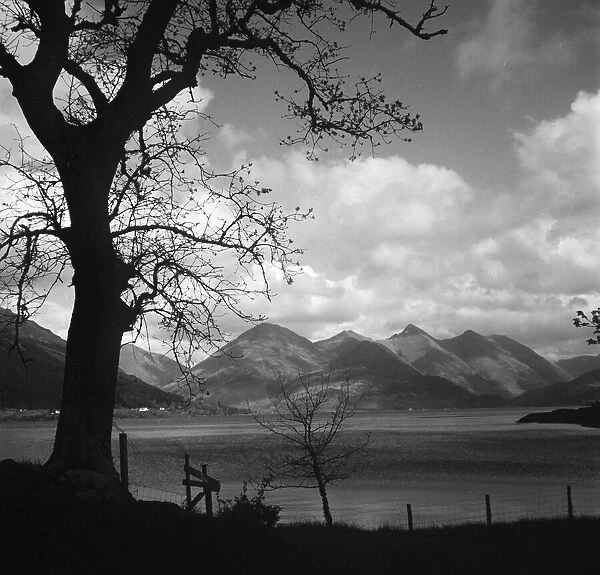Five Sisters of Kintail Loch Duich Scotland, 1966