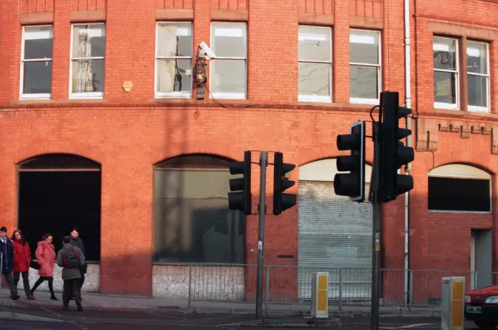 Framed Print : Site of the famous Hacienda night club and music venue in Whitworth Street West