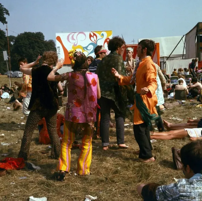 Framed Print : Sixties Fashion 1960s clothing Festival of the Flower Children Framed Print : Sixties Fashion 1960s clothing Festival of the Flower Children