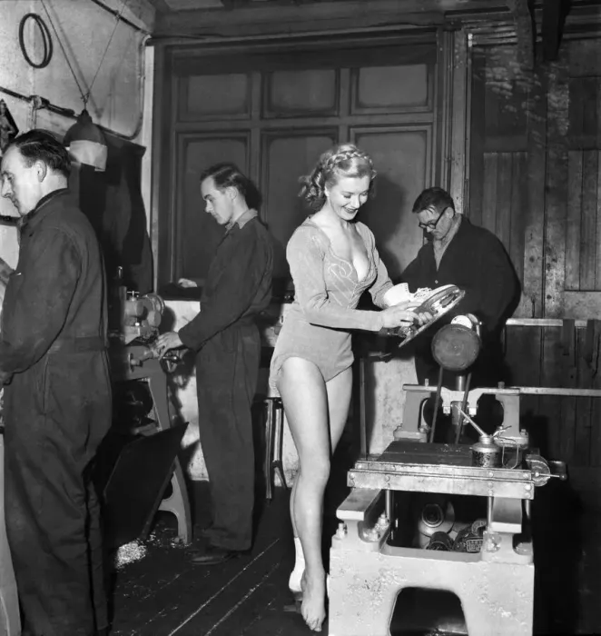 Framed Print : Skater Sheila Hamilton gets her skates put on for her performance in Framed Print : Skater Sheila Hamilton gets her skates put on for her performance in